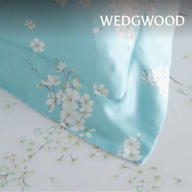 【WEDGWOOD】天絲印花床包枕套三件組 雙人任選｜60支300織