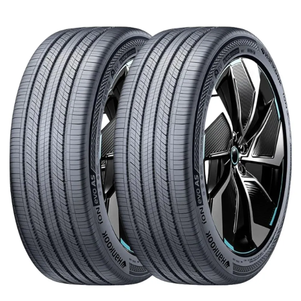 【Hankook 韓泰】輪胎 ION EVO AS IH01 255/45/19 SUV 電動車胎 靜音棉 二入組 特斯拉Model Y/S(安托華)