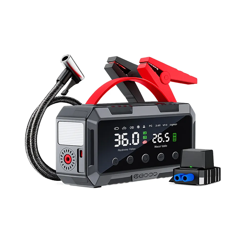 【任e行】PT-126 10000mAh 雙缸打氣 多功能救車行動電源 贈 4K GPS 單鏡頭行車記錄器