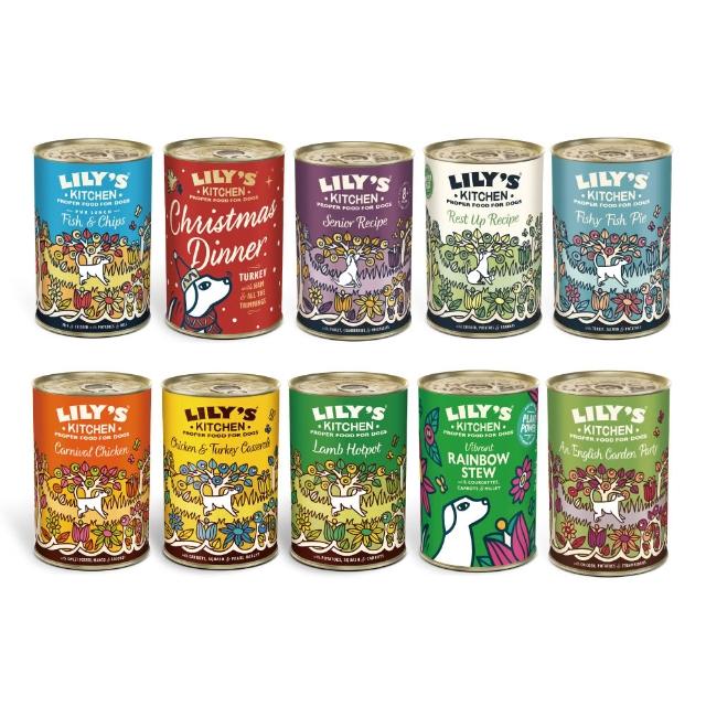 【LILY’S KITCHEN】莉莉廚房英國原裝進口主食犬罐400g-6罐(大狗罐頭/全齡犬/主食罐/英國皇室認證寵糧)