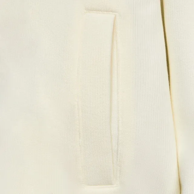 【adidas 愛迪達】Knit Track Top 女 立領外套 運動外套 休閒穿搭 柔軟 經典 米(LF2334)