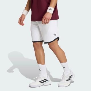 【adidas 愛迪達】網球 運動短褲 KY8879 男款ORIGINALS網球運動褲 CLIMACOOL科技 白色