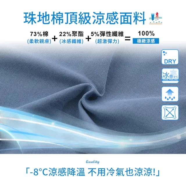 【JU SHOP】頂級涼感!-8°C高質感POLO衫 涼感POLO衫(男短袖 短袖上衣 涼感衣 防曬 抗UV 吸濕排汗 彈力)