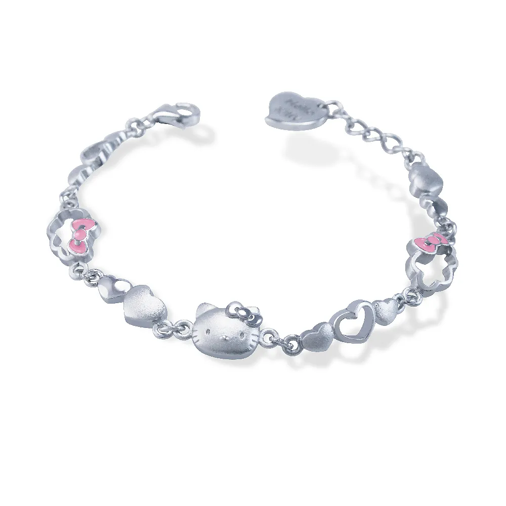 【2sweet 甜蜜約定】Hello Kitty sweet baby系列純銀手鍊(Hello Kitty)