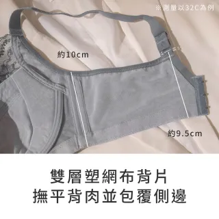 【玉如阿姨】2件組-輕盈包覆機能無鋼圈內衣 B.C.D.E.F罩★0768淺藕+藍灰(無鋼圈/透氣/舒適/女內衣)