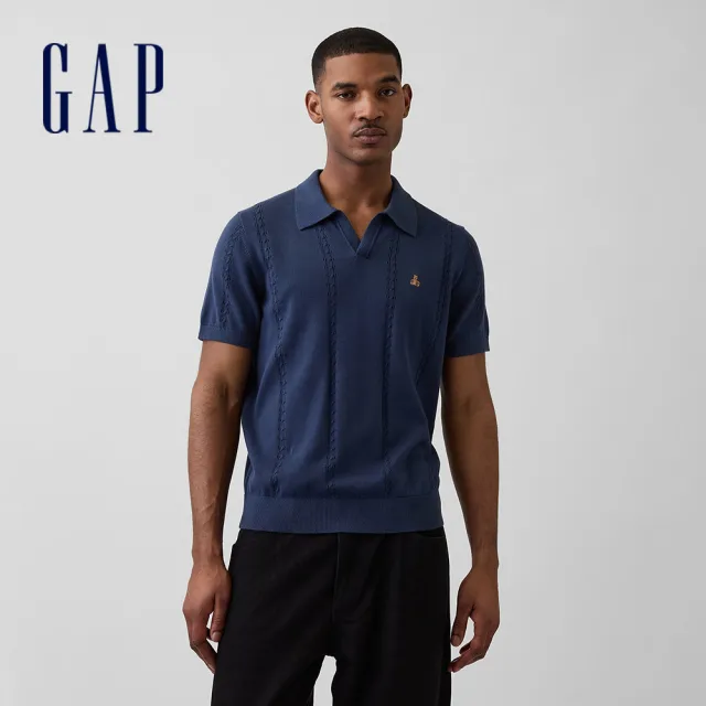 【GAP】男裝 寬鬆度假彈性襯衫-多款任選(888424&894247&869532&707290)