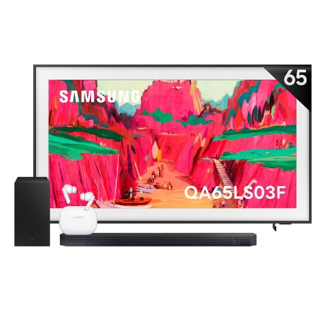 【Samsung 三星】65型 4K Frame Pro畫框美學顯示器 65LS03F 壁掛安裝(QA65LS03FWXXZW)