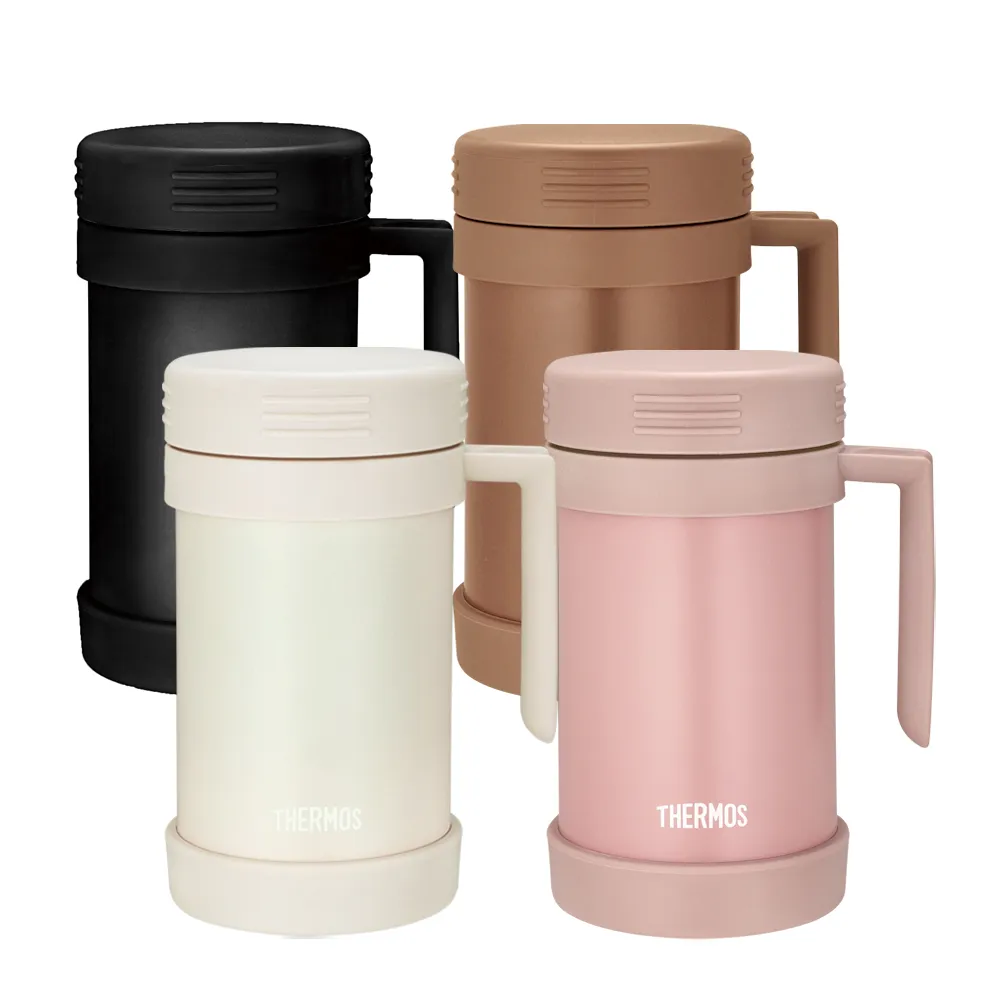 【THERMOS 膳魔師】不鏽鋼真空保溫杯490ml(JMF-501保溫瓶)