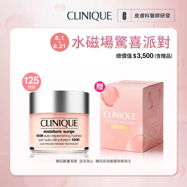 【CLINIQUE 倩碧】水磁場100H活水循環保濕凝膠125ml(保濕就是水磁場)