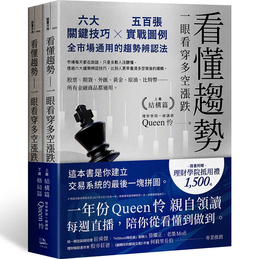 看懂趨勢——一眼看穿多空漲跌：六大關鍵技巧×五百張實戰圖例 全市場通用的趨勢辨認法（套書）