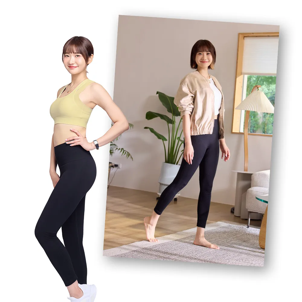 【PP 石墨烯】石墨烯塑崩打卡褲2件(愛莉莎莎推薦 代謝循環塑身褲)