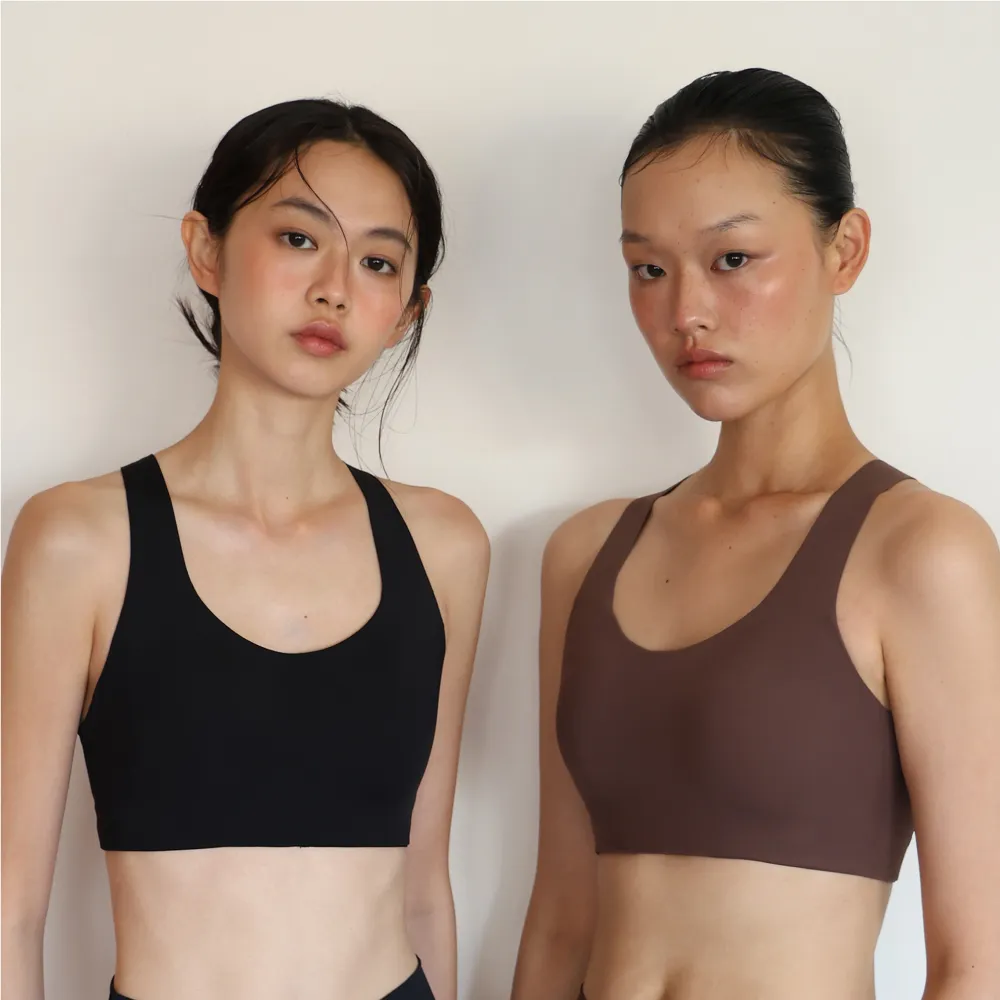 【24HRS】3件組 - 女力款無內衣兩色任感運動選(無鋼圈內衣 女內衣 女內著 無感失憶 背心式)