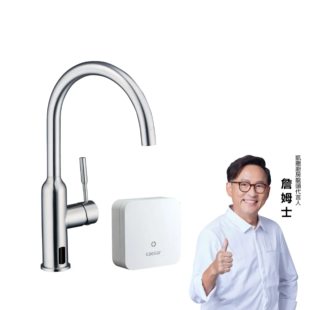 【CAESAR 凱撒衛浴】電漿滅菌廚房龍頭組 固定款 (含基本安裝/廚房龍頭/檯面龍頭/抑菌/除水性農藥)