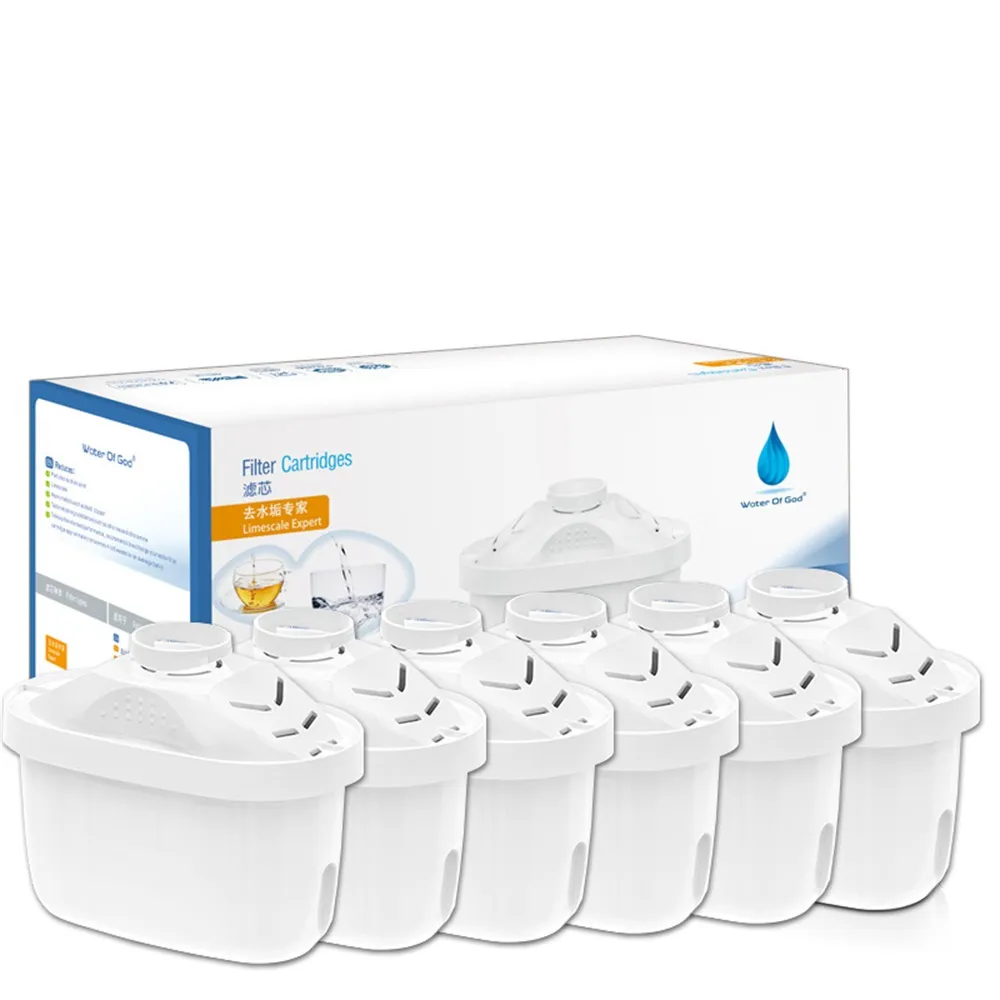 【CATIS】6入組 第四代去水垢濾芯（更深淨化）活性炭濾水器(brita通用 適用brita)