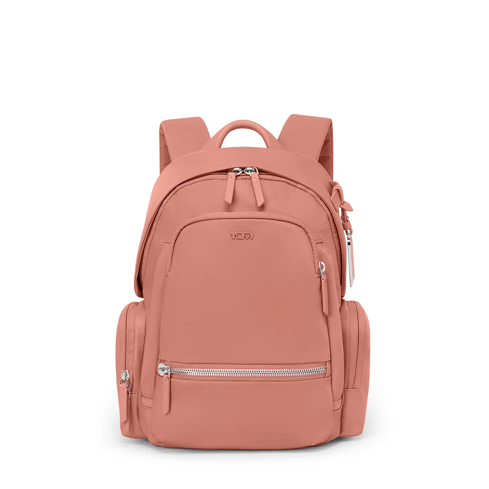 【TUMI】Voyageur Celina 中型都會休閒後背包 - 粉陶色 (TUMI 官方旗艦店)