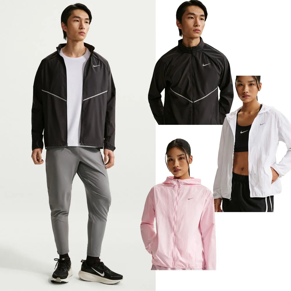【NIKE 耐吉】夾克 風衣外套 AS W NK TEMPO UV LIGHT JKT 運動外套 外套 休閒 男女 多款(IH7974-100&)