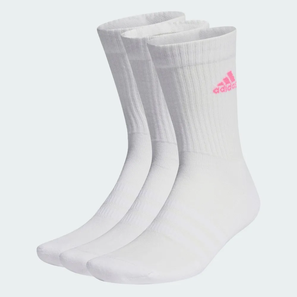 【adidas 愛迪達】中筒襪 3 雙入 男/女  兒童 IP2635