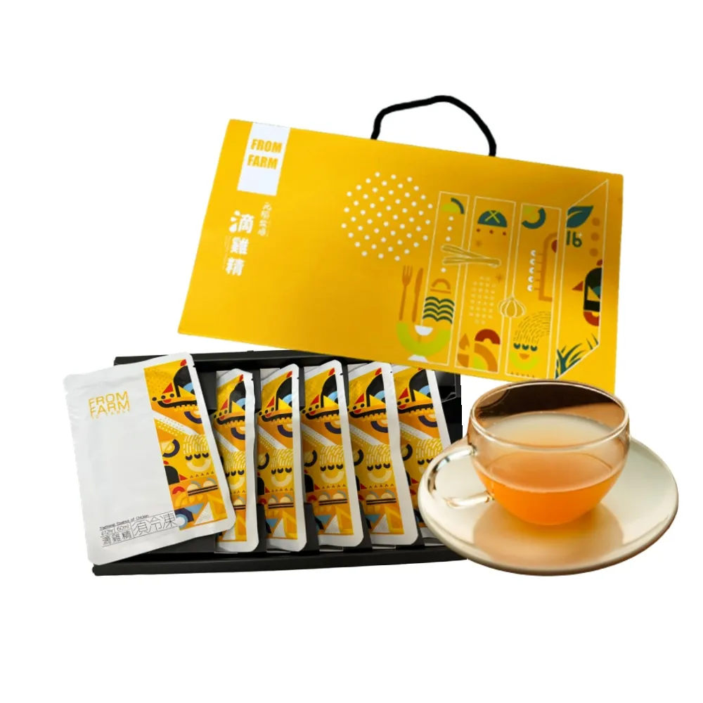 【元榆牧場】原味土雞滴雞精60mlx6入禮盒X2盒(無添加/送禮首選/新年禮盒)