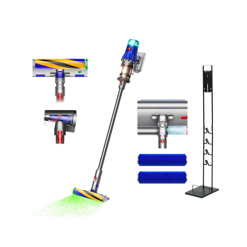【dyson 戴森】V12 Detect Slim Fluffy SV46 強勁輕量智慧無線吸塵器 光學偵測(升級HEPA過濾)