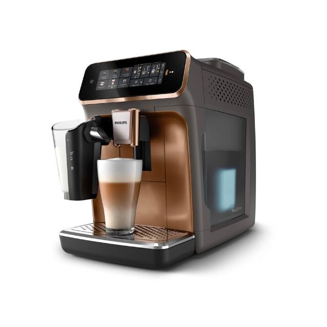 【Philips 飛利浦】LatteGo 雙溫萃取全自動義式咖啡機 經典銀 /香檳金(EP3347)