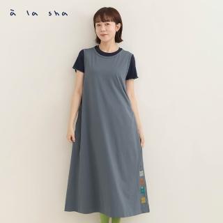 【a la sha】Logo動物慶生背心洋裝