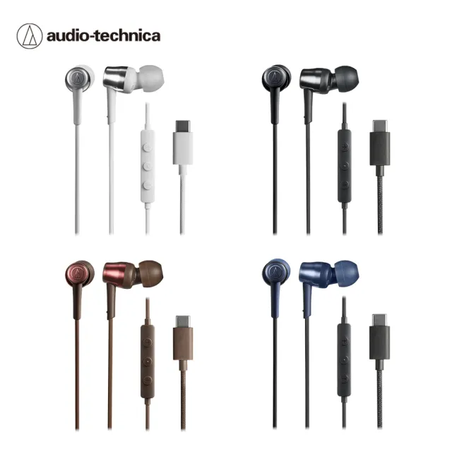 【audio-technica 鐵三角】ATH-CKD30C USB Type-C 耳塞式有線耳機