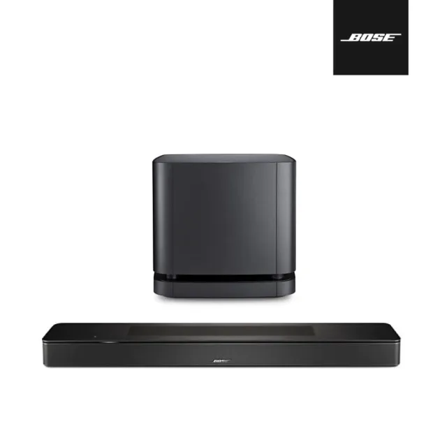 【BOSE】杜比全景聲家庭影院組合(Smart Soundbar+BM500 2件組 黑色)
