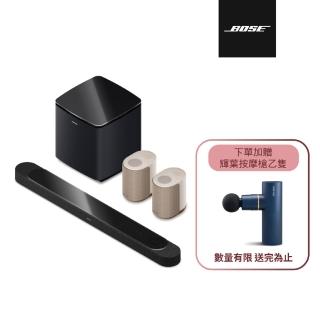 【BOSE】LifeStyle 杜比全景聲家庭影院組合 黑色 (Ultra+Subwoofer+後環繞兩入棕 4件組)