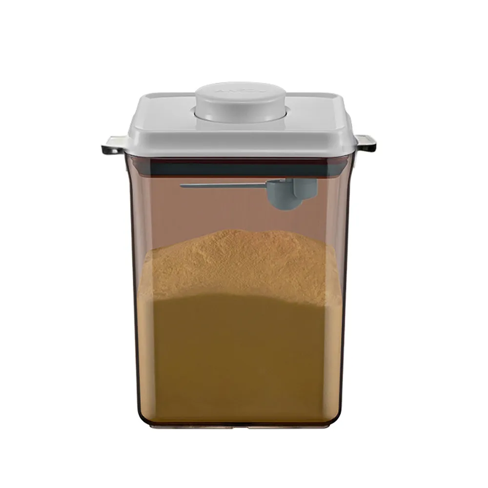 【居然好日子】密封罐 密封盒 奶粉罐 奶粉分裝盒 奶粉罐 密封罐(2300ml 密封保鮮罐 奶粉分裝罐)