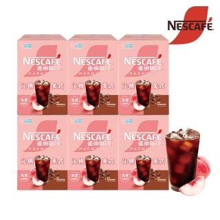 【NESCAFE 雀巢咖啡】--韓流獨家活動--沁桃美式咖啡6盒(共36包)蜜桃美式