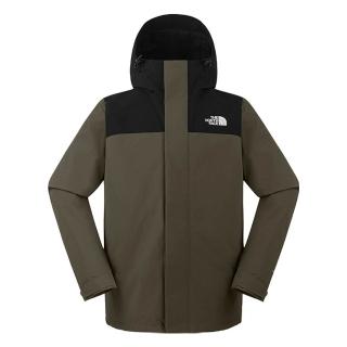 【The North Face】TNF 休閒 運動 防水衝鋒衣 M SANGRO DRYVENT JACKET 2.0 - AP 男 綠黑 (NF0A8DX1BQW)