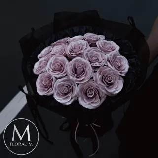 【Floral M】極致浪漫大型香水玫瑰花束 (情人節花束/告白禮物/求婚花束/鮮花花禮/香水花束/生日花束)
