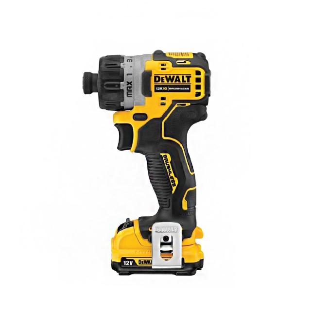 【DEWALT 得偉】12V 無刷式調扭起子機 (2.0Ah雙電) (DCF601D2)