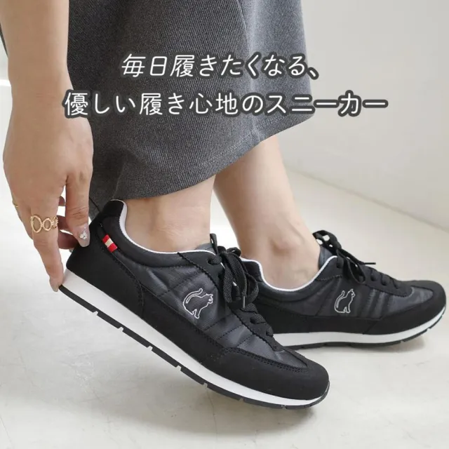 【AmiAmi】獨家設計貓咪刺繡休閒鞋｜記憶鞋墊・輕量好走(CS306)