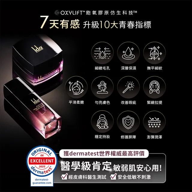 【Ido 船井醫朵】2+1囤貨組★黑玫瑰抗老膠原乳霜50mlx2(150%普拉斯鏈/頸膜/厚敷撫紋/玫瑰繃帶)