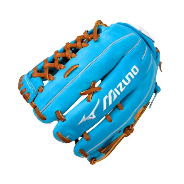 【MIZUNO 美津濃】PRO SELECT棒球手套外野T字檔12.75吋水藍(313330 R)
