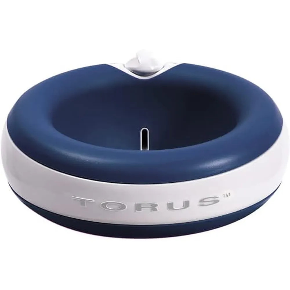 【紐西蘭Torus】藍色 純淨過濾自動供(水碗/免用電/汪/喵星人用/輕量便於攜帶)
