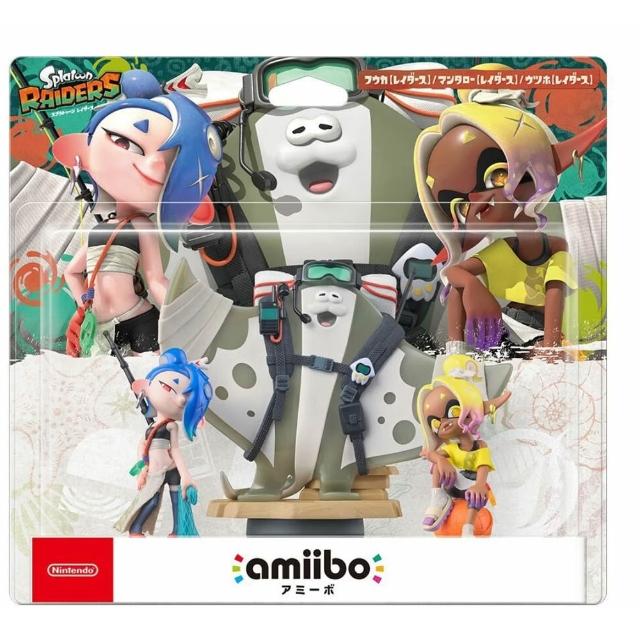 【Nintendo 任天堂】amiibo 公仔 魚漿幫 曼曼 莎莎 鬼福 斯普拉遁塗擊隊 系列