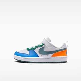 【NIKE 耐吉】Court Borough Low Recraft PS 中童 休閒鞋 白藍綠(DV5457-140)