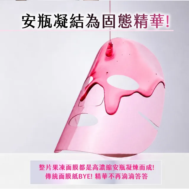 【AHC】醫美科研超光微晶新一代A醇果凍面膜28gx5片(A醇/穀胱甘肽/縮毛孔/煥膚/抗老)