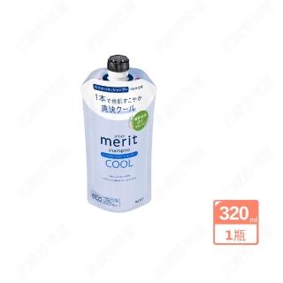 【Kao 花王】merit 酷涼洗髮精 補充包320ml