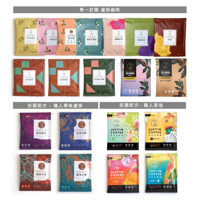 【JC咖啡】濾泡咖啡禮盒-二十個莊園綜合x1盒(10gx20包/盒.盒裝附提袋.含巴拿馬藝妓)中秋禮盒推薦