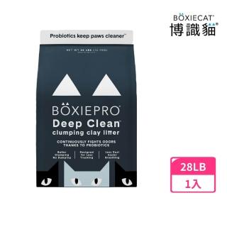 【BOXIECAT 博識貓】黑淨黏土凝結貓砂28LB(益生菌配方 貓砂 天然黏土 礦砂)