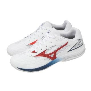 【MIZUNO 美津濃】桌球鞋 Wave Drive 9 男鞋 女鞋 白 支撐 抓地 室內運動 81GA2205-71