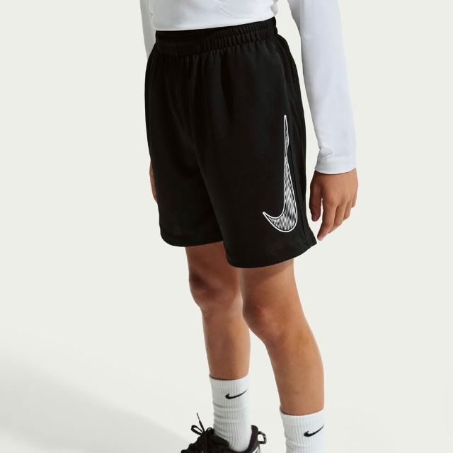 【NIKE 耐吉】短褲 童裝 大童 男女童 運動褲 B NK DF MULTI SHORT HBR 黑 IF2431-010