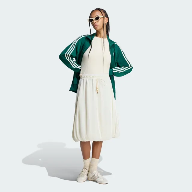 【adidas 愛迪達】運動 休閒 短裙 女裙 LONG SKIRT (LD6439)
