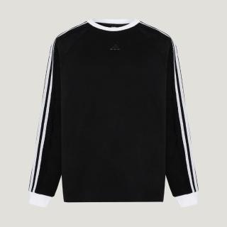 【adidas 愛迪達】運動 休閒 長袖 大學T 女上衣 DCE BF LS TEE(LD8222)