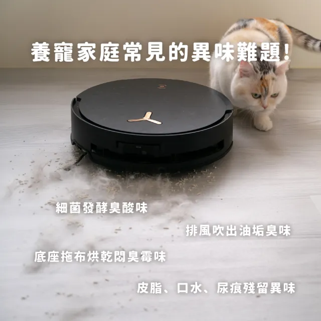 【光能淨】掃拖機器人專用！寵物地板清潔劑500mlx2+拖布手洗精300ml(純淨無味 除臭除菌 深層清潔)