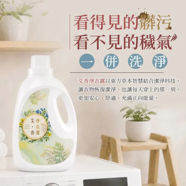 【雨揚】3入組-草本除穢艾香淨衣露(洗衣精/淨化驅穢/去除負能量/保平安/潔淨守護)
