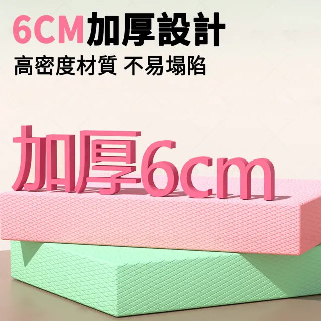 【MUAN】專業加厚平衡訓練軟墊 50x40cm（瑜伽健身跪地輔助護膝墊/運動軟墊/防滑抗震/靜音地墊）